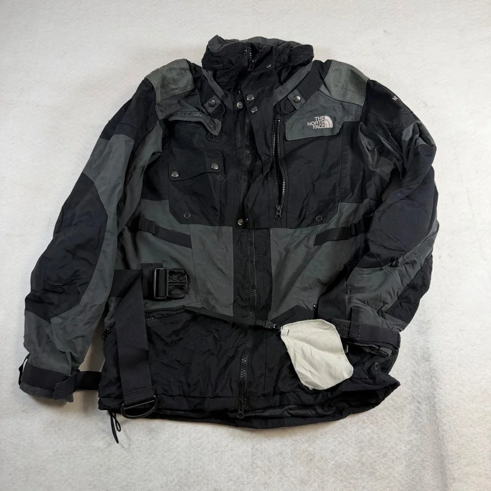 The North Face Steep Tech Apogee Jacket Mens Medium Black Grey Technical Shell